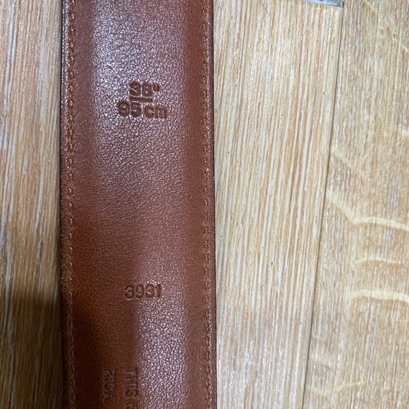 Vintage coach maroon belt - Picture 5 of 7